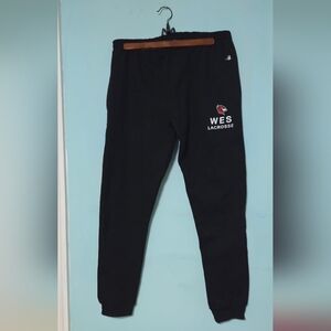 WES Lacrosse Black Sweatpants